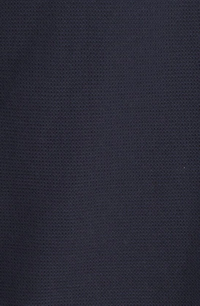 Shop Original Penguin Earl Organic Cotton Mesh Polo In Dark Sapphire