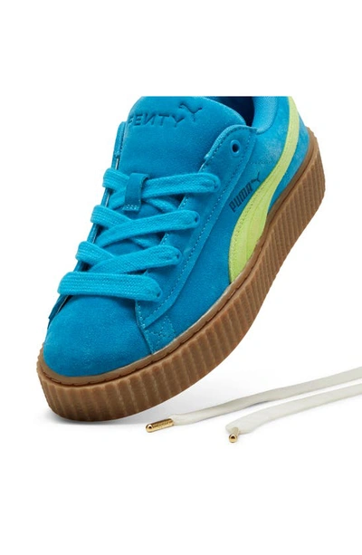 Shop Puma X Fenty Creeper Sneaker In Speed Blue-lime Pow-gum