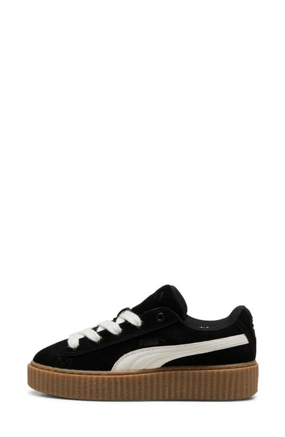 Shop Puma X Fenty Creeper Sneaker In  Black-warm White-gum