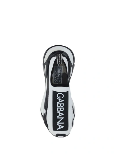 Shop Dolce & Gabbana Sneakers In Bianco/nero/bianco