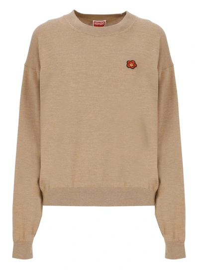 Shop Kenzo Sweaters Beige