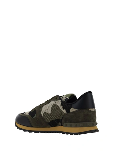 Shop Valentino Garavani Sneakers In Fango-nocciola/nero/olive/beige-ner