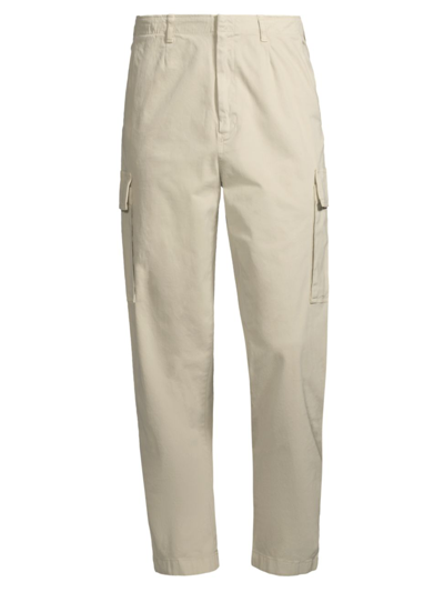 Shop Ralph Lauren Purple Label Men's Military Cotton Cargo Pants In Classic Stone