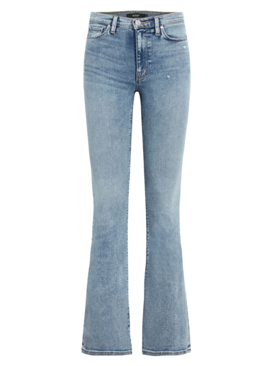 Shop Hudson Women's Barbara Distressed Boot-cut Jeans In Pure Shores