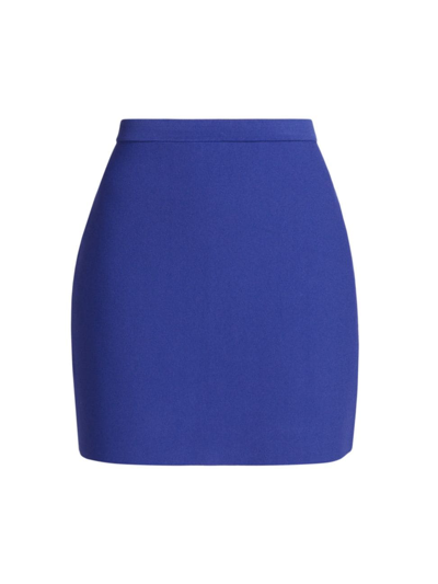 Shop Theory Women's Structured Form-fitting Stretch Miniskirt In Lupine