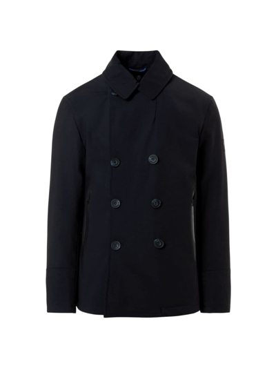 Shop North Sails Men's Tech Double-breasted Peacoat In Navy