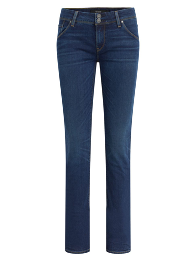 Shop Hudson Women's Collin Mid-rise Skinny Jeans In Obscurity
