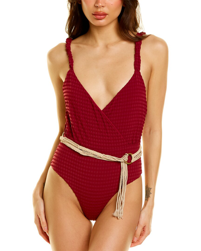 Shop Revel Rey Daphne One-piece In Red