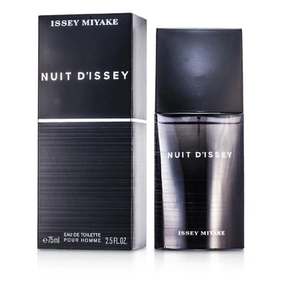 Shop Issey Miyake 173276 Nuit D Issey Eau De Toilette Spray For Men, 75 Ml-2.5 oz In Black