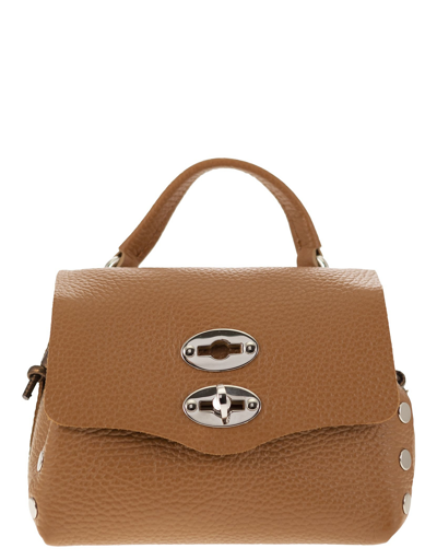 Shop Zanellato Designer Handbags Postina - Daily Sbaby Bag In Marron