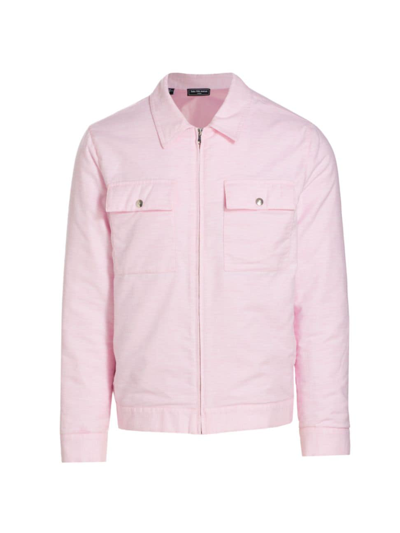 Shop Saks Fifth Avenue Men's Slim-fit Soft Herrington Jacket In Chalk Pink