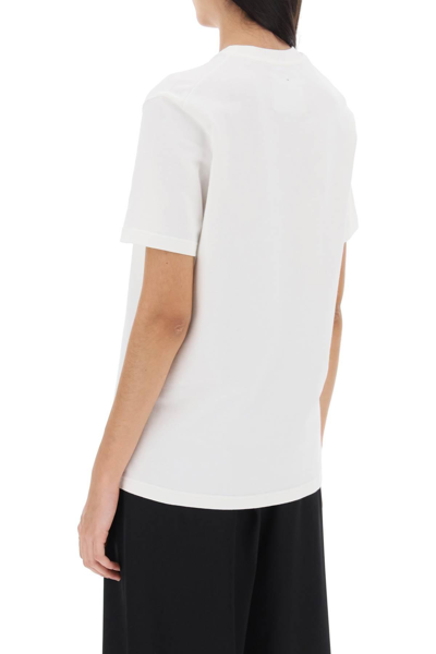 Shop Jil Sander T-shirt With Lettering Print In White