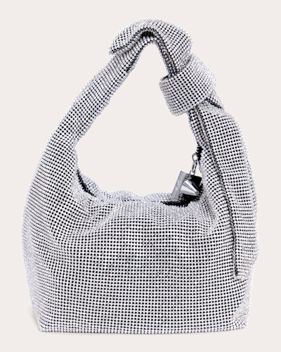 Shop Emm Kuo Women's Waverly Crystal Handbag In Silver