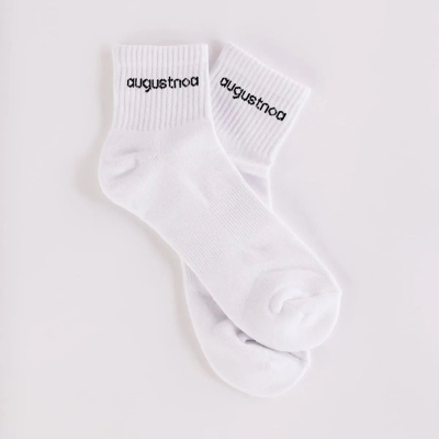 Shop Augustnoa Socks In White