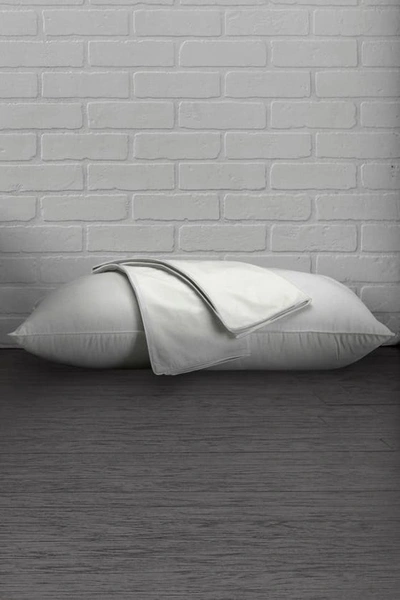 Ella Jayne Home White Cotton Percale Standard Pillow Protector In White