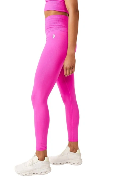 Shop Fp Movement Good Karma Leggings In Living Magenta