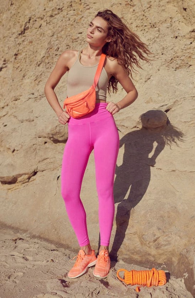 Shop Fp Movement Good Karma Leggings In Living Magenta