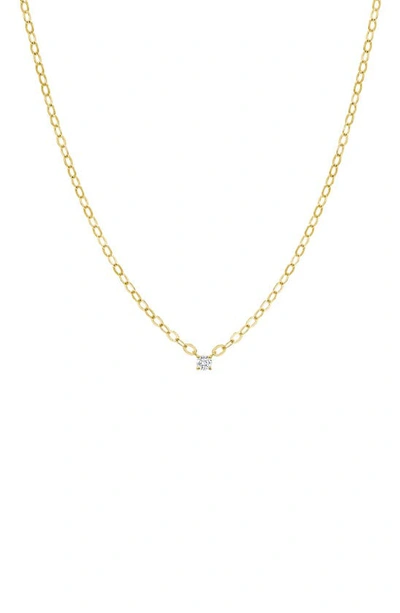 Shop Ron Hami 14k Gold Diamond Solitaire Pendant Necklace