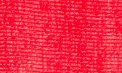 Max Studio Short Sleeve Ribbed T-shirt In Red