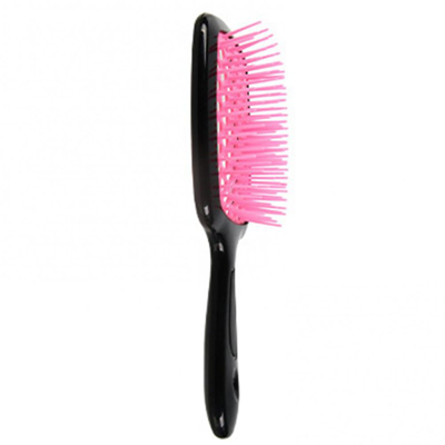 Shop Sheshow Fluffy Shape Comb Mesh Comb Wide Teeth Air Cushion Comb Massage Anti-static Hairbrush Salon Hair Car In Pink