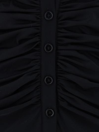 Shop Self-portrait Chemisier Dress In Black