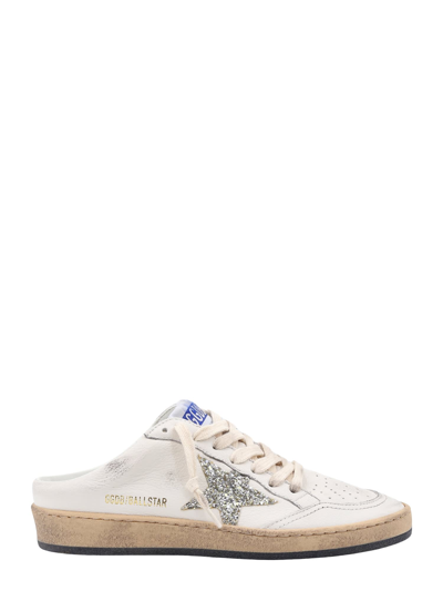 Shop Golden Goose Ball Star Sabot Sneakers In White