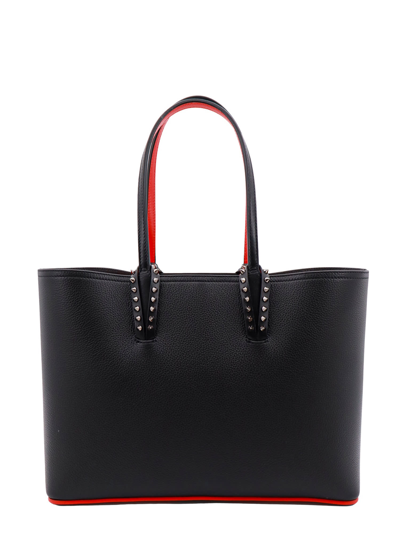 Shop Christian Louboutin Cabata Small Shoulder Bag In Black