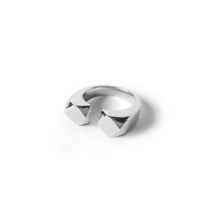 Shop Ruddock Arlo Ring In Grey