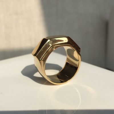 Shop Ruddock Nico Ring In Gold