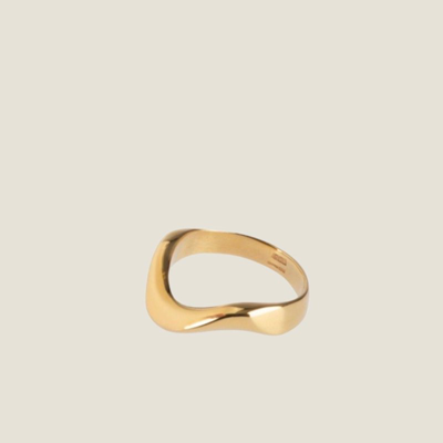 Shop Ruddock Beau Ring In Gold