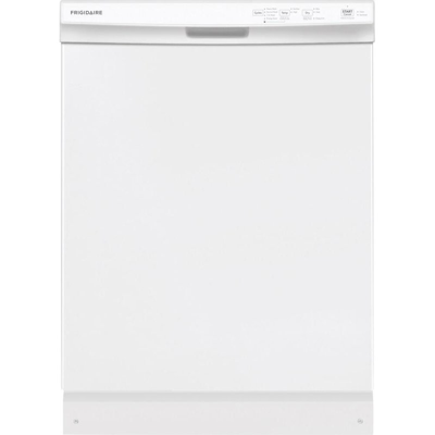 Shop Frigidaire 54 Dba Black Front Control Dishwasher In White