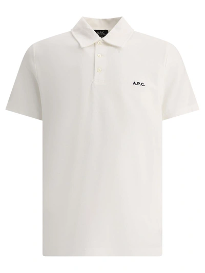 Shop Apc A.p.c. "austin" Polo Shirt In White