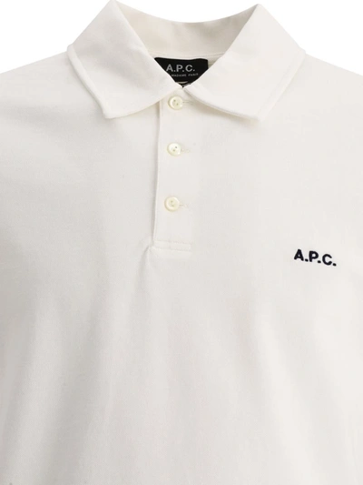 Shop Apc A.p.c. "austin" Polo Shirt In White