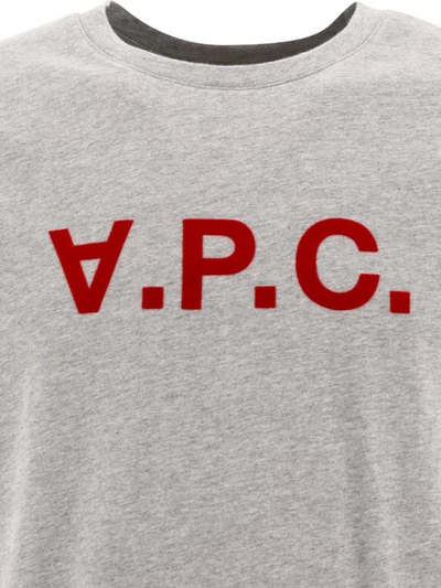 Shop Apc A.p.c. "vpc" T-shirt In Grey
