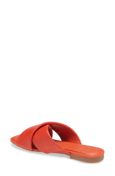 Shop Caslon ® Calla Slide Sandal In Orange Tangerine