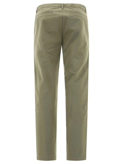 Shop Apc A.p.c. "chino Ville" Trousers In Green