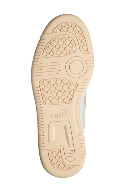 Puma Rebound Joy Sneaker In  White-cashew-pristine