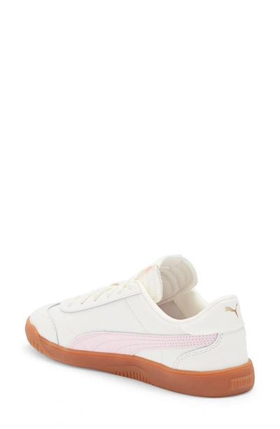 Puma Club 5v5 Sneaker In Warm White-whisp Of Pink-gold