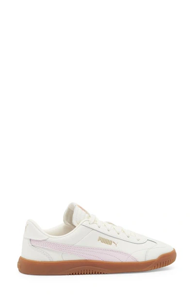 Puma Club 5v5 Sneaker In Warm White-whisp Of Pink-gold