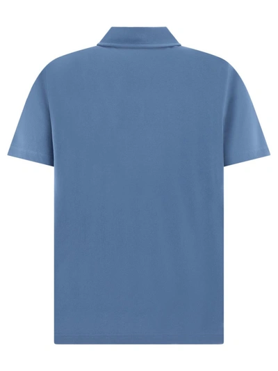 Shop Apc A.p.c. "austin" Polo Shirt In Blue