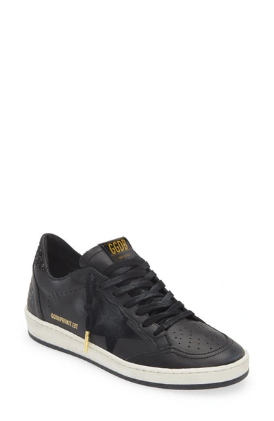 Shop Golden Goose Ball Star Sneaker In Black