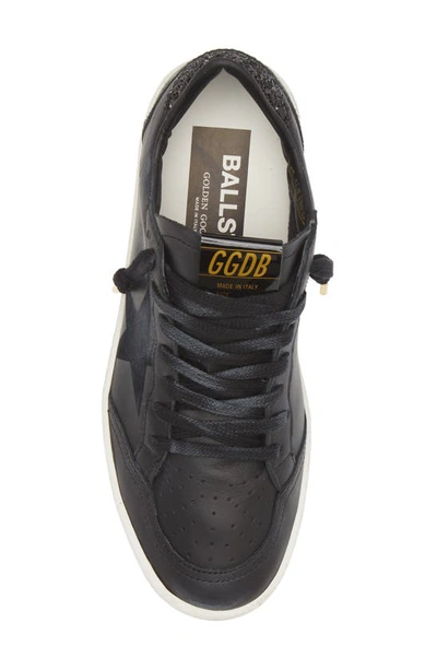 Golden Goose Ball Star Sneaker In Black