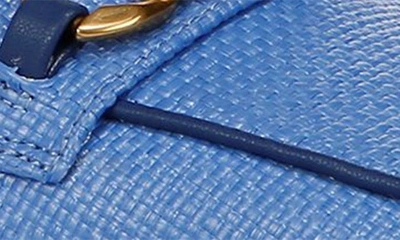 Shop Franco Sarto Tiari Chain Square Toe Loafer In Blue