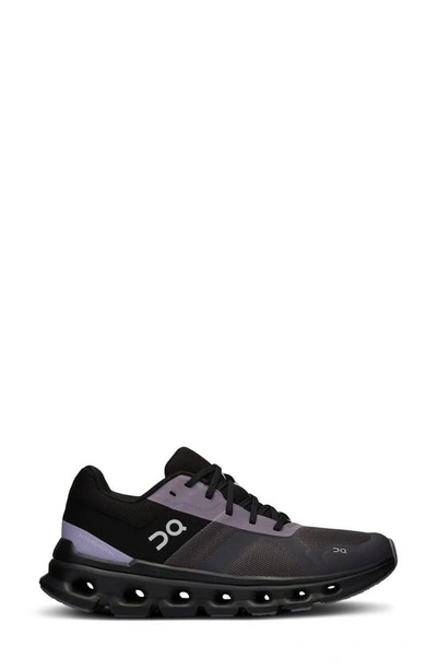 On Cloudrunner Running Shoe In Ir/ Black