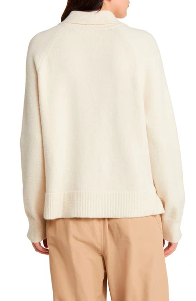 Shop Masai Copenhagen Faye Collar Sweater In Whitecap