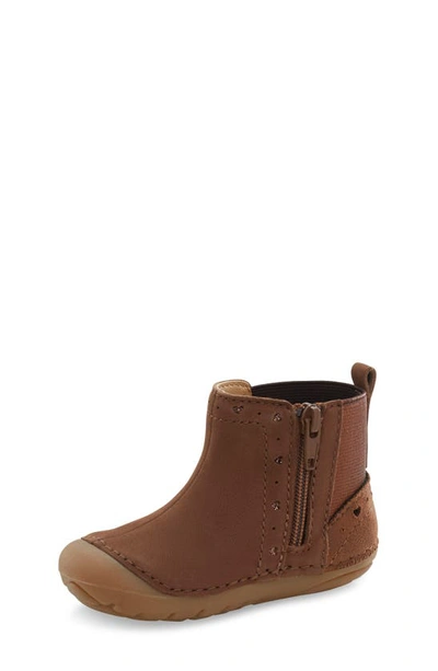Stride Rite Kids' Soft Motion™ Agnes 2.0 Boot In Chocolate