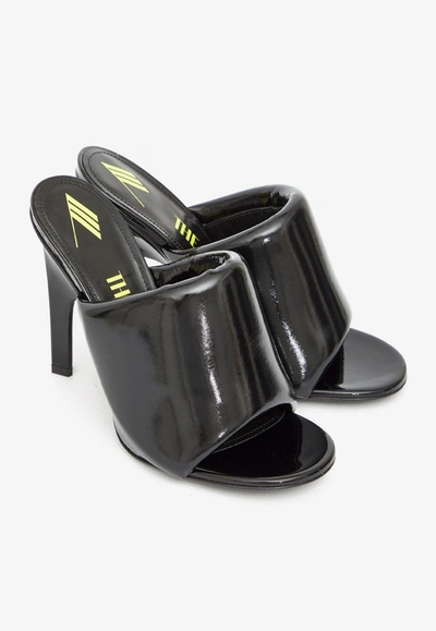 Shop Attico 105 Rem Patent Leather Mules In Black