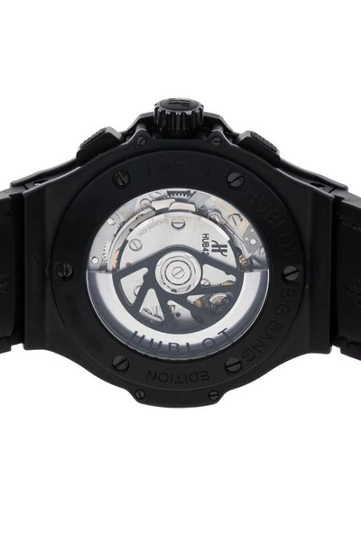 WATCHFINDER & CO. WATCHFINDER & CO. HUBLOT PREOWNED 2017 BIG BAND AUTOMATIC LEATHER STRAP WATCH, 44MM 