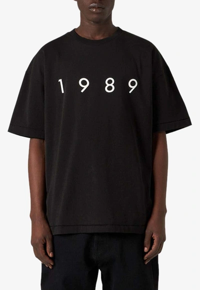 Shop 1989 Studio 1989 Printed T-shirt In Black