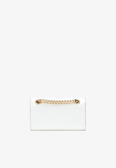 Shop Dolce & Gabbana 3.5 Phone Bag In Calf Leather In White